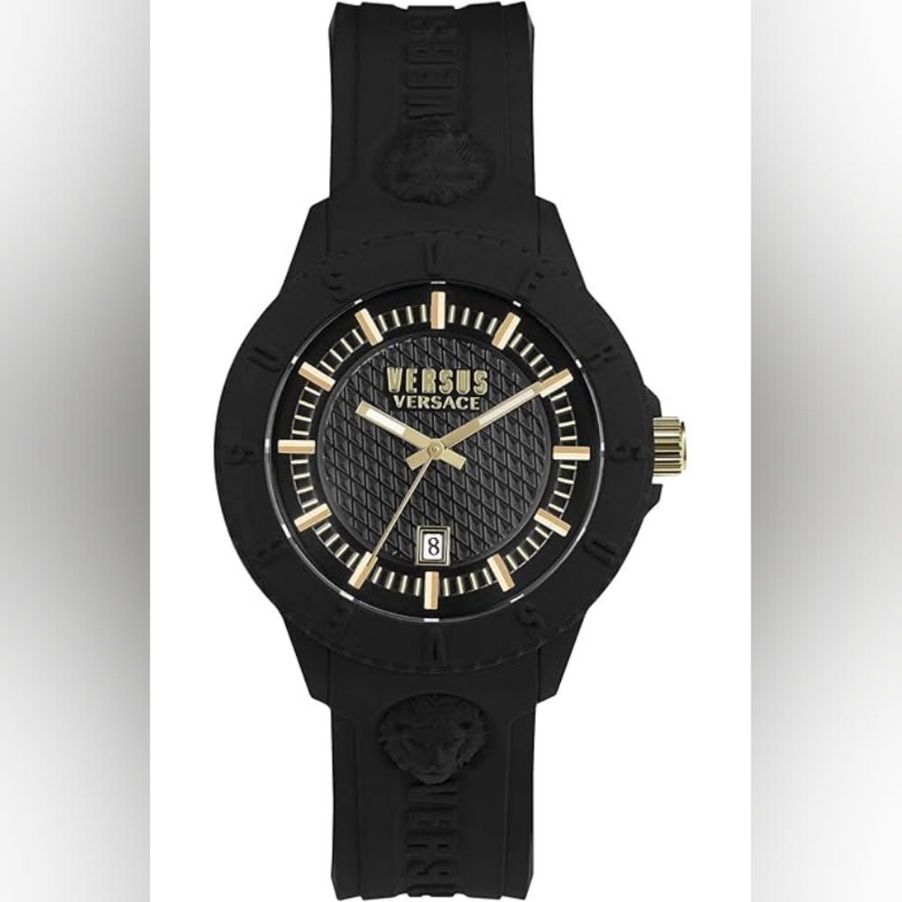 Versus Versace Black and Gold Women's Watch